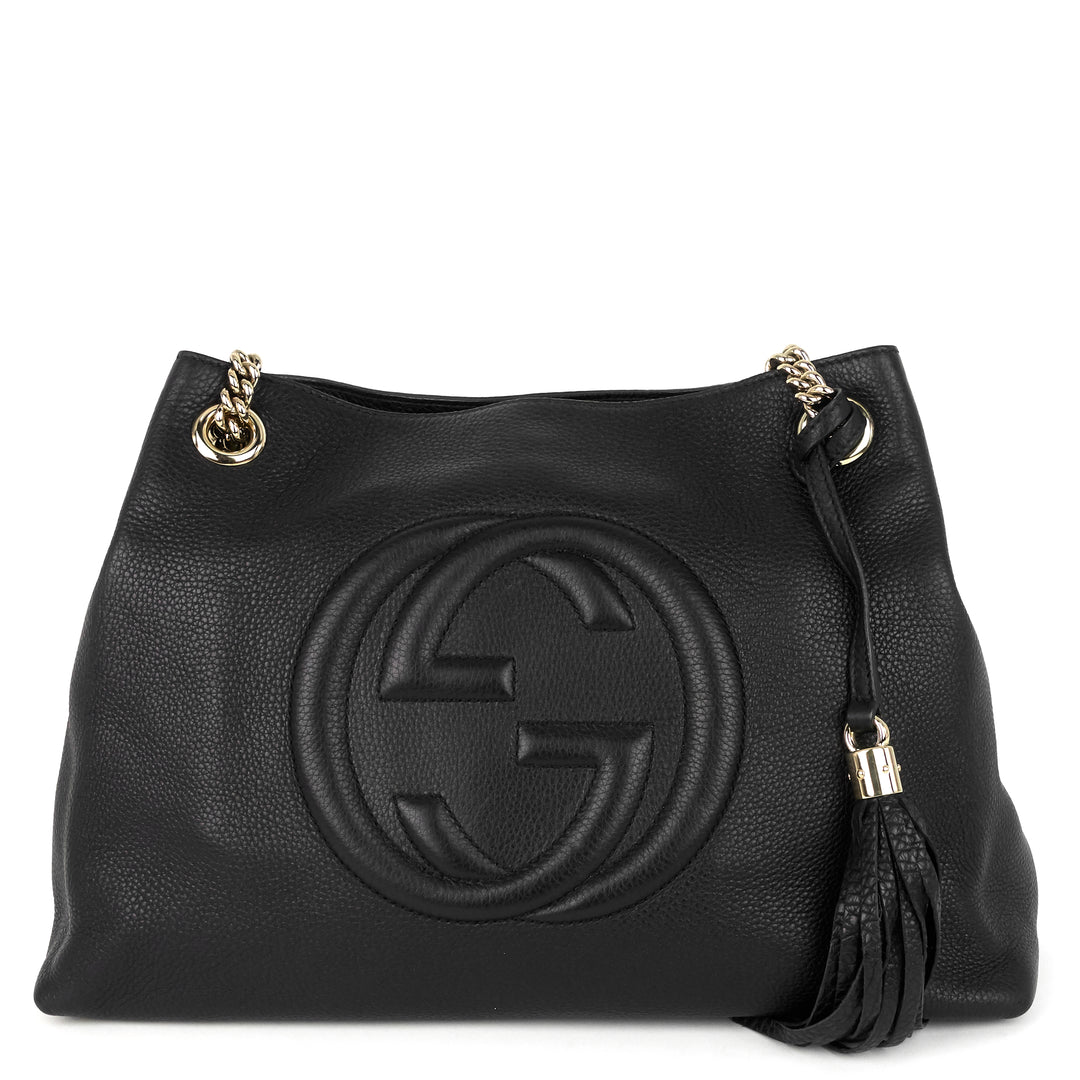 soho chain medium calf leather bag
