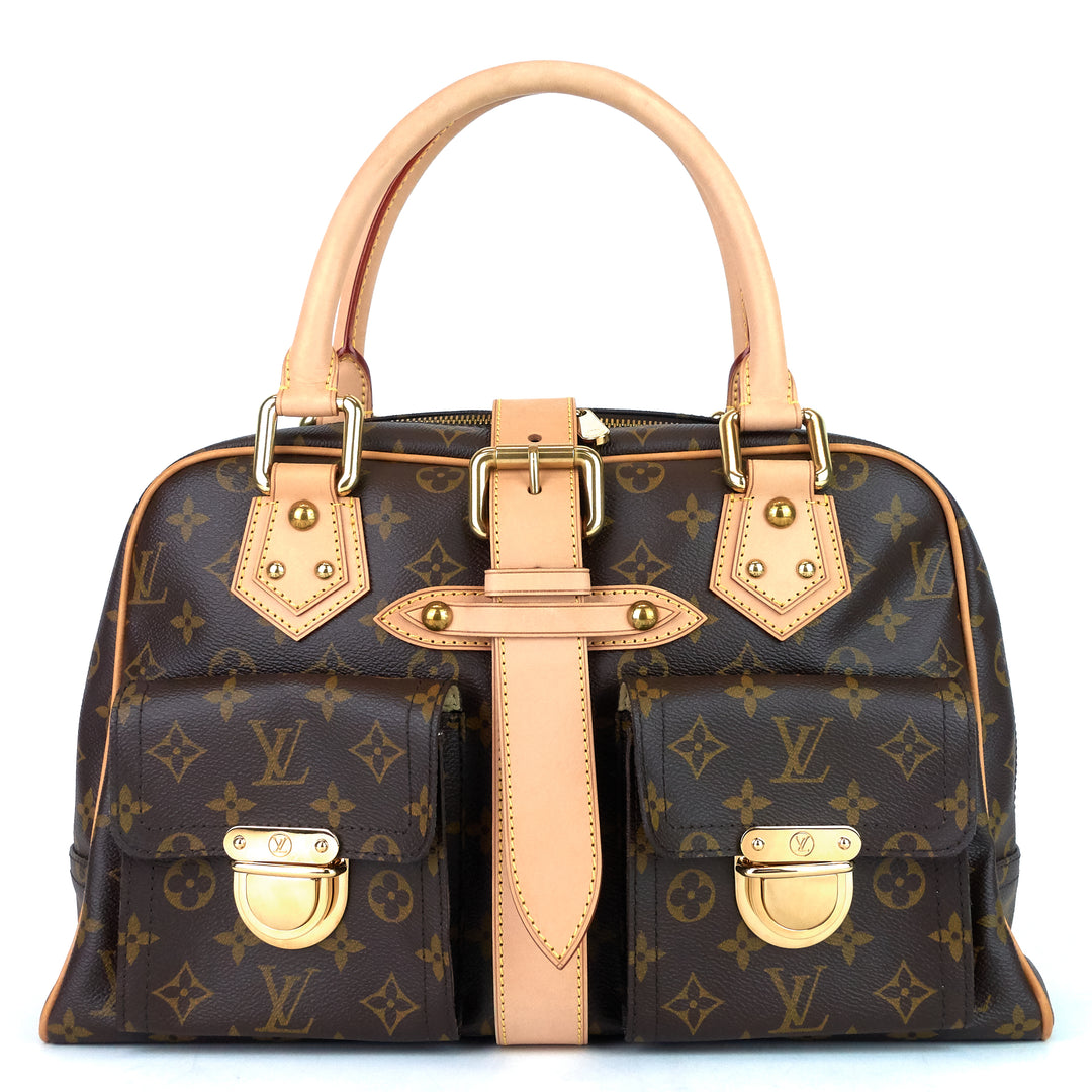 manhattan gm monogram canvas bag