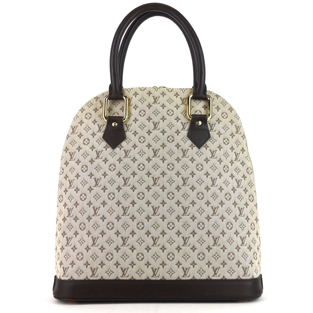 alma haut mini lin canvas handbag
