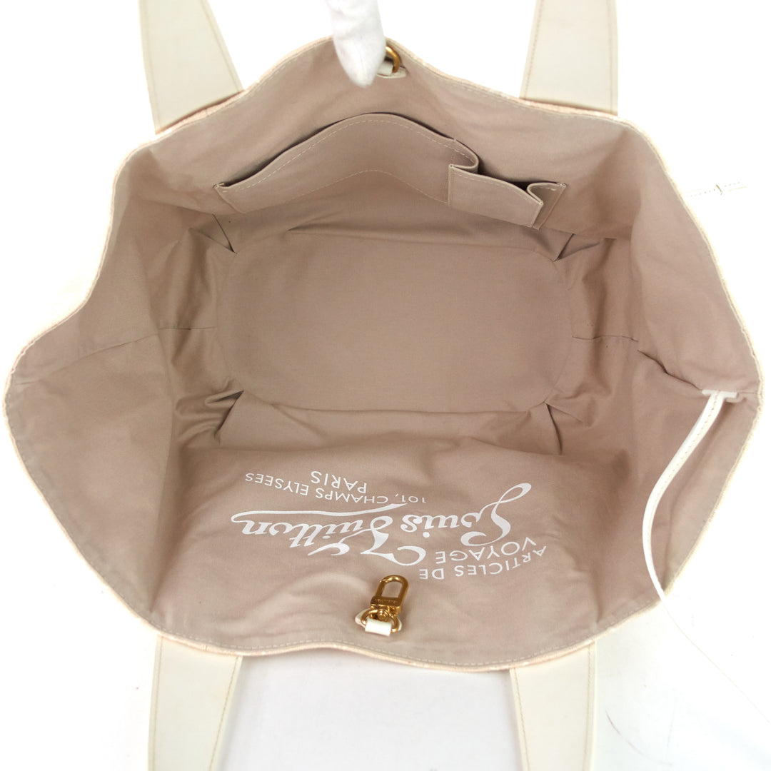 cabas ipanema gm sable monogram canvas tote bag