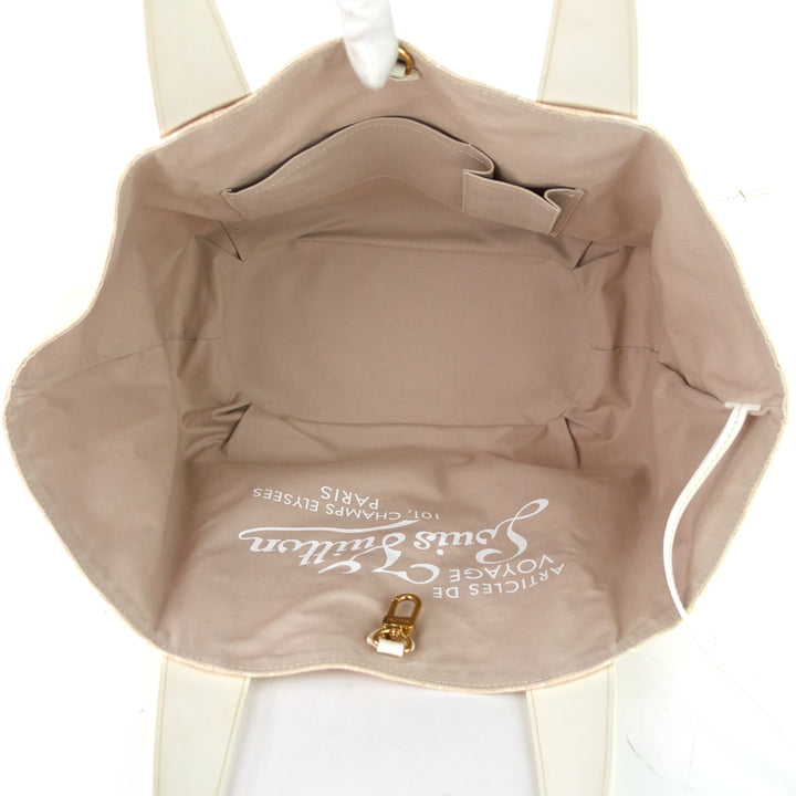 cabas ipanema gm sable monogram canvas tote bag