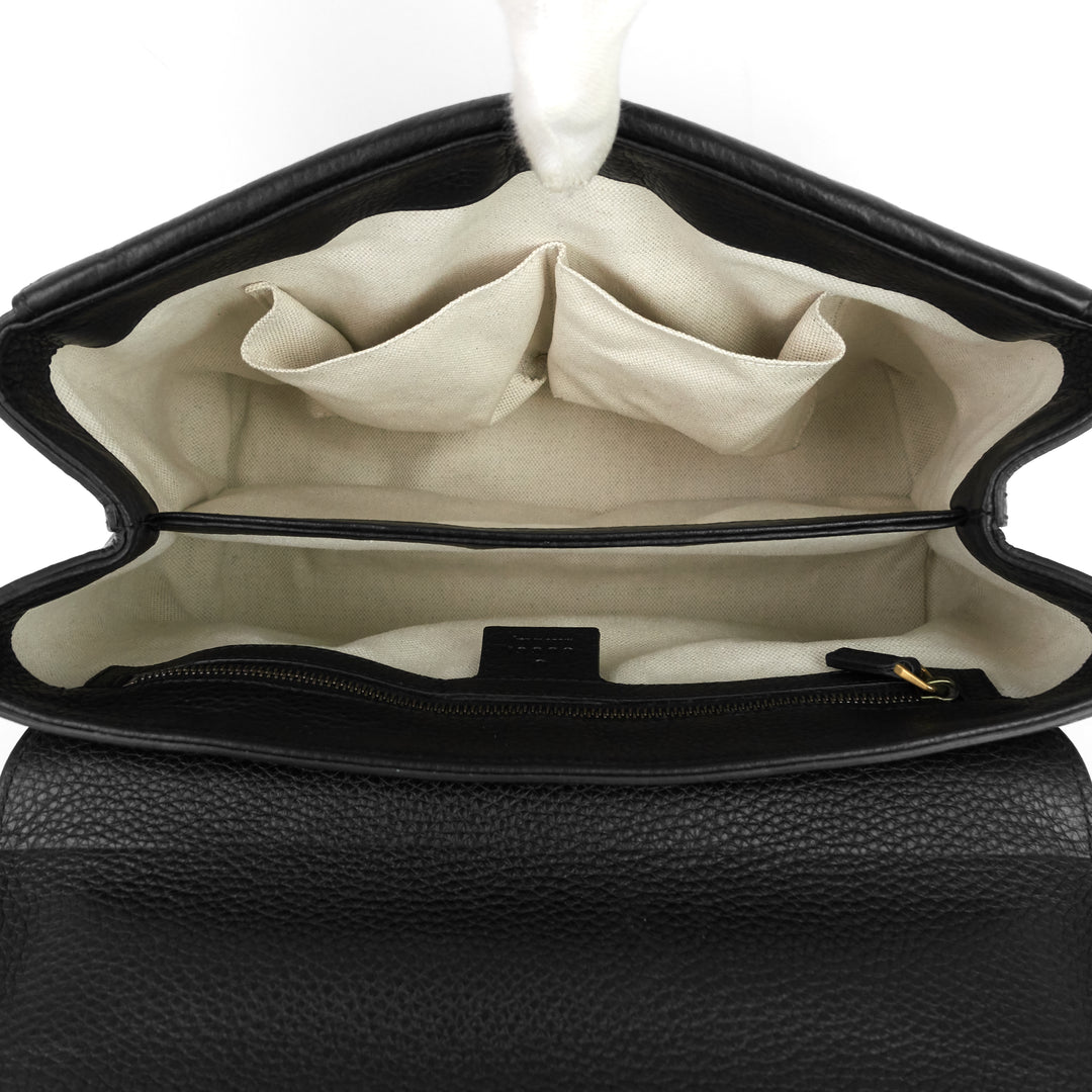 marmont pebbled calfskin shoulder bag