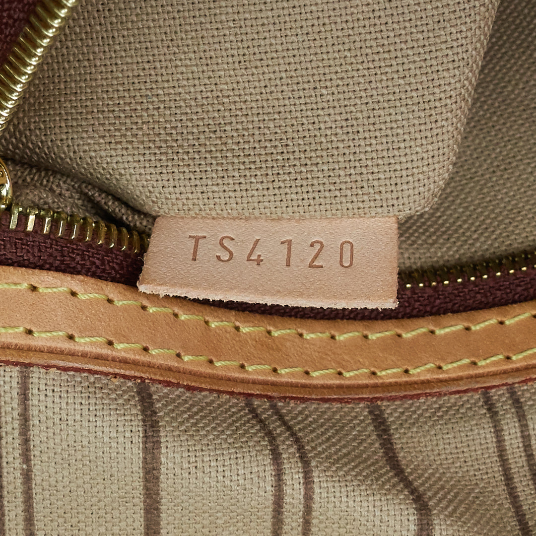 delightful mm monogram canvas bag