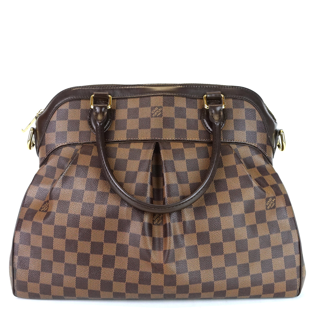 trevi gm damier ebene canvas bag