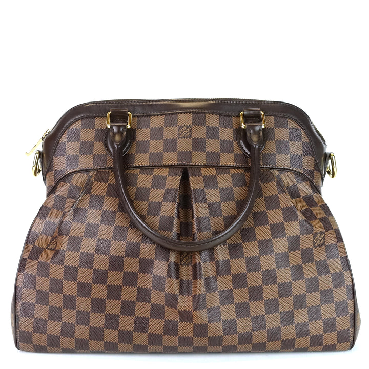 trevi gm damier ebene canvas bag