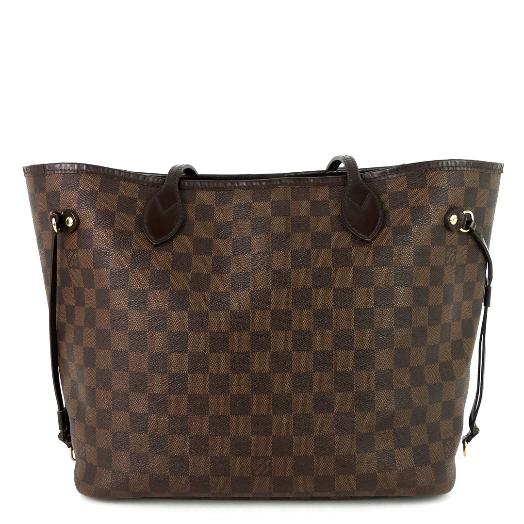 neverfull mm damier ebene canvas bag