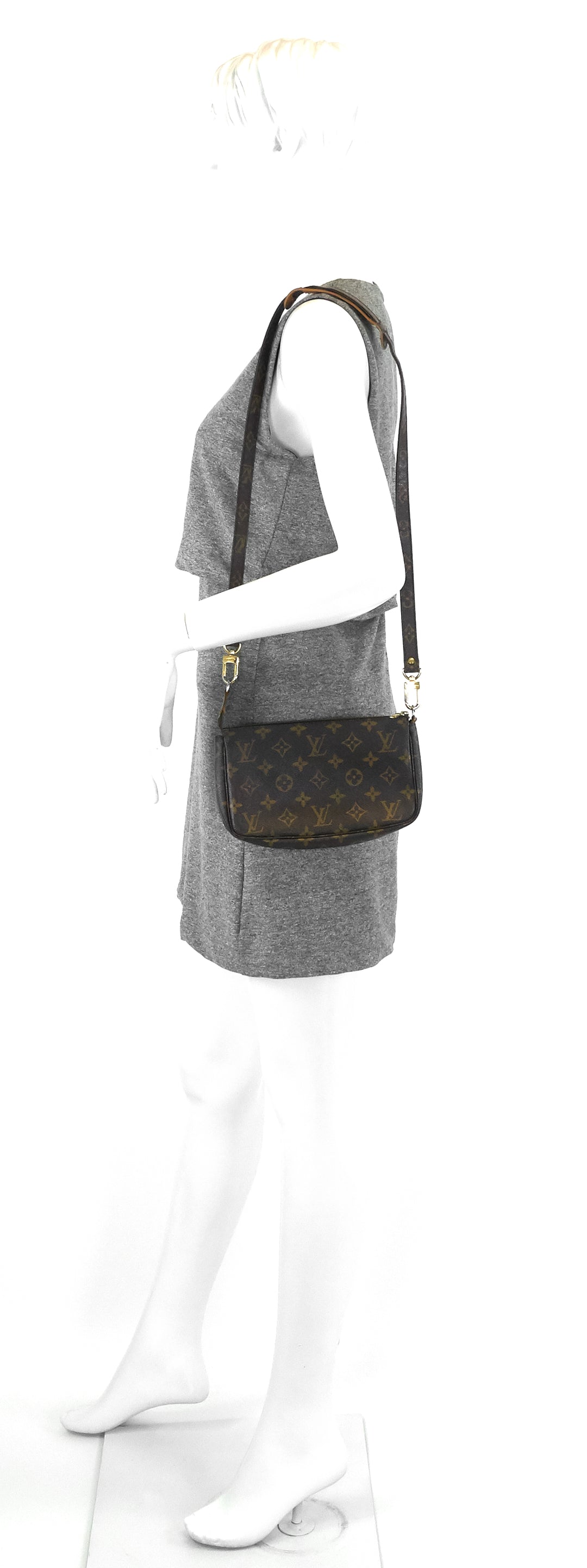 pochette accessoires monogram canvas bag