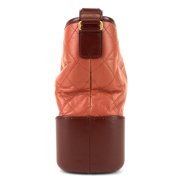 gabrielle aged calf leather hobo bag