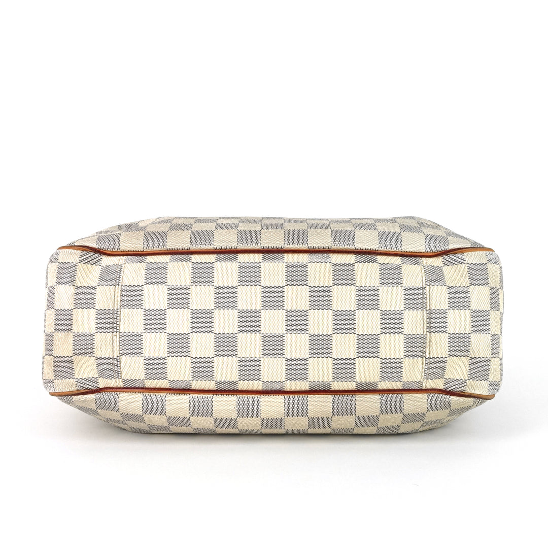 soffi damier azur canvas hobo bag