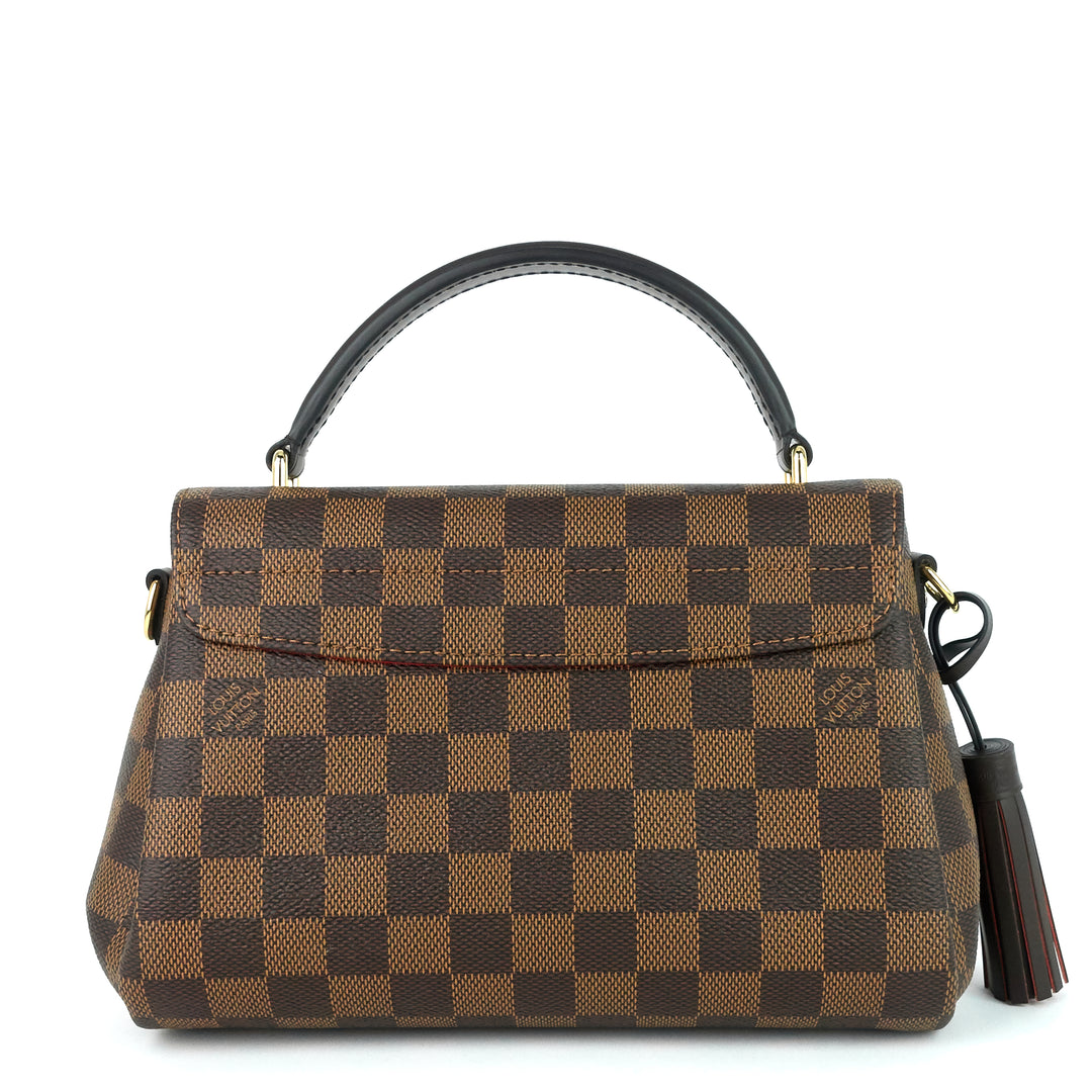croisette damier ebene canvas bag
