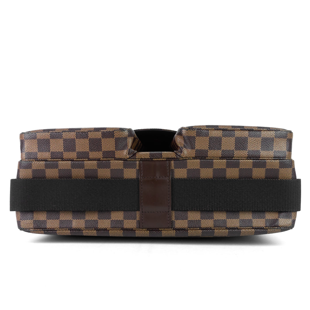 broadway damier canvas large messenger bag
