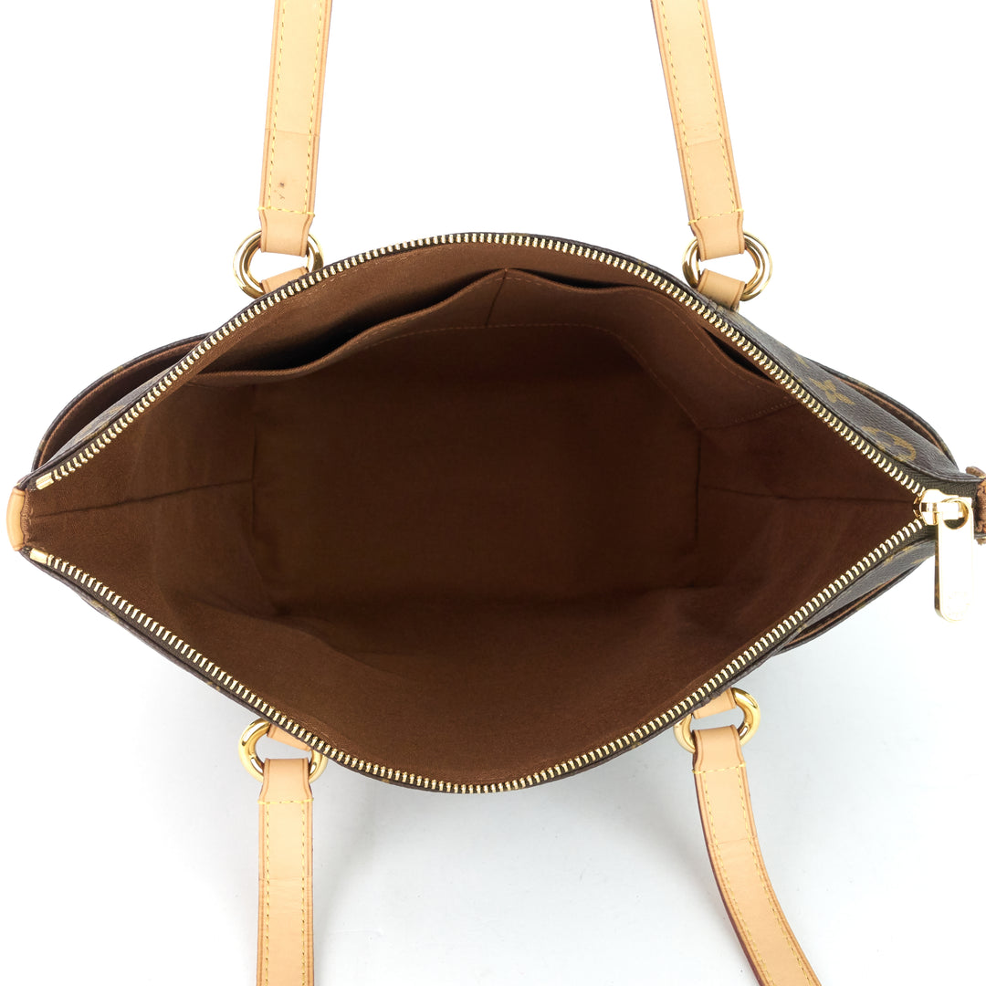 totally pm monogram canvas bag