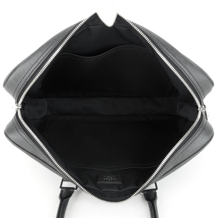 porte-documents voyage pm taiga leather briefcase bag