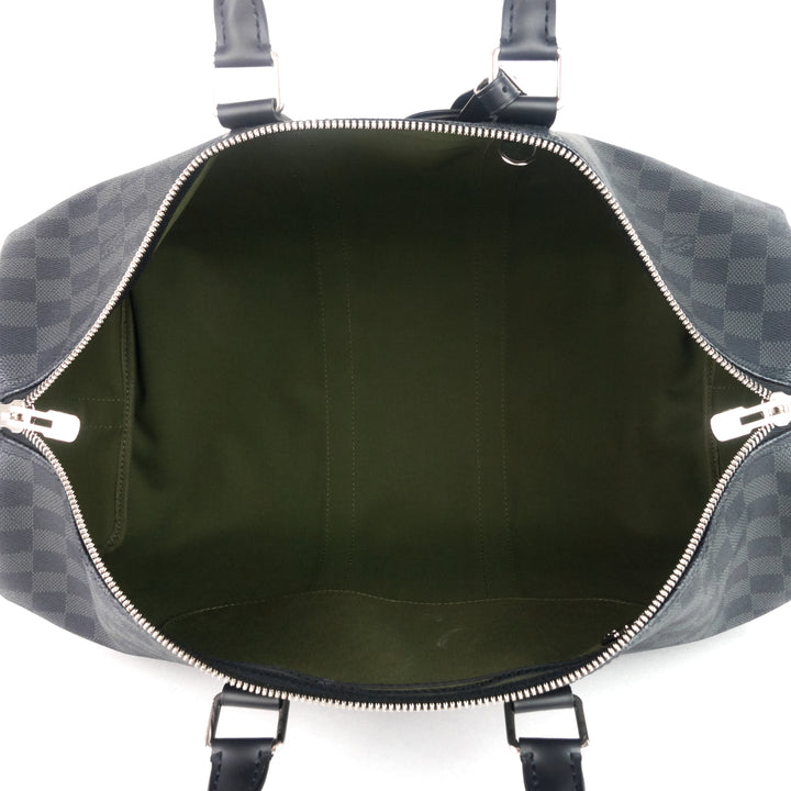 keepall 45 bandoulière my lv heritage damier graphite bag