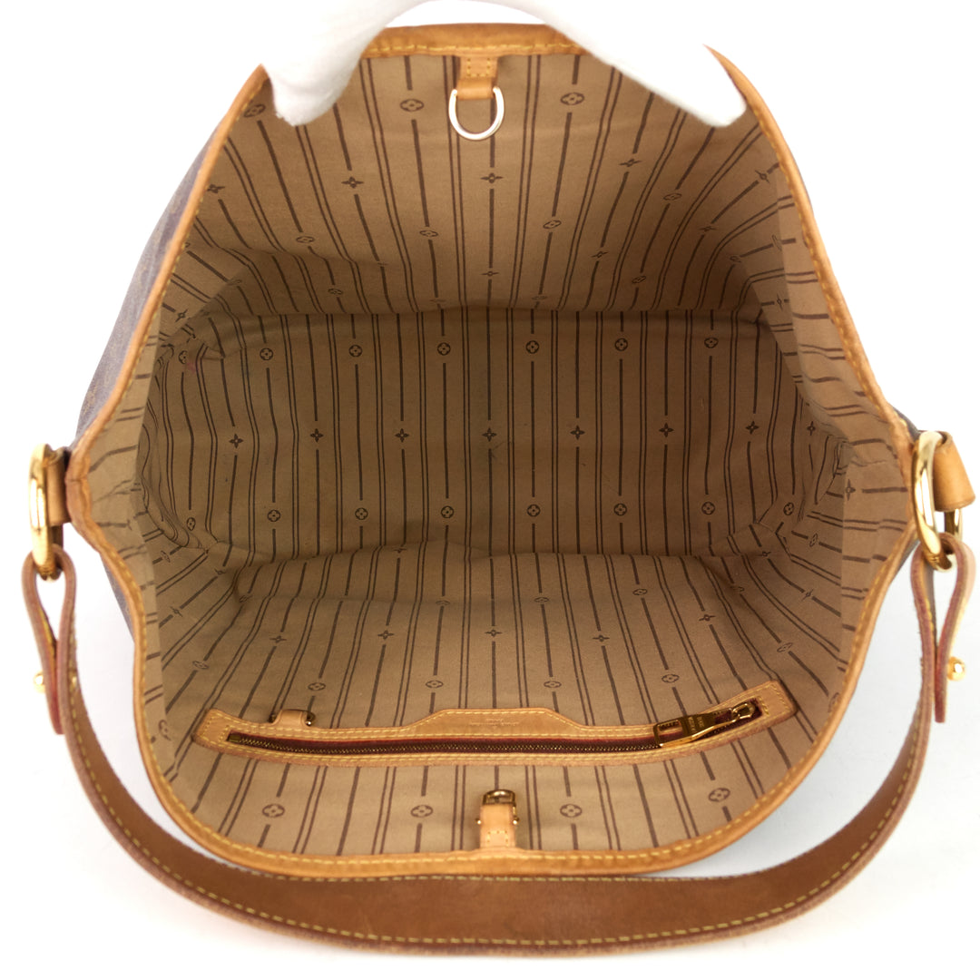 delightful mm monogram canvas bag