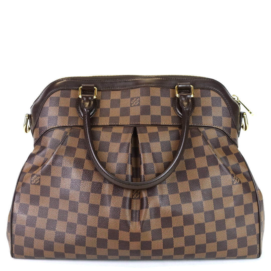 trevi gm damier ebene canvas bag