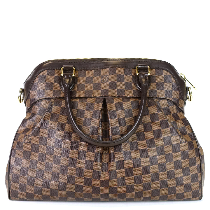 trevi gm damier ebene canvas bag