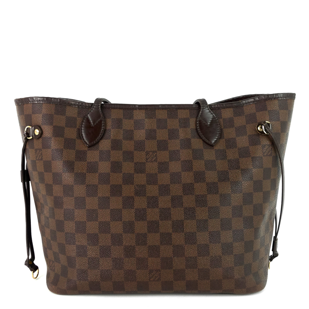 neverfull mm damier ebene canvas bag