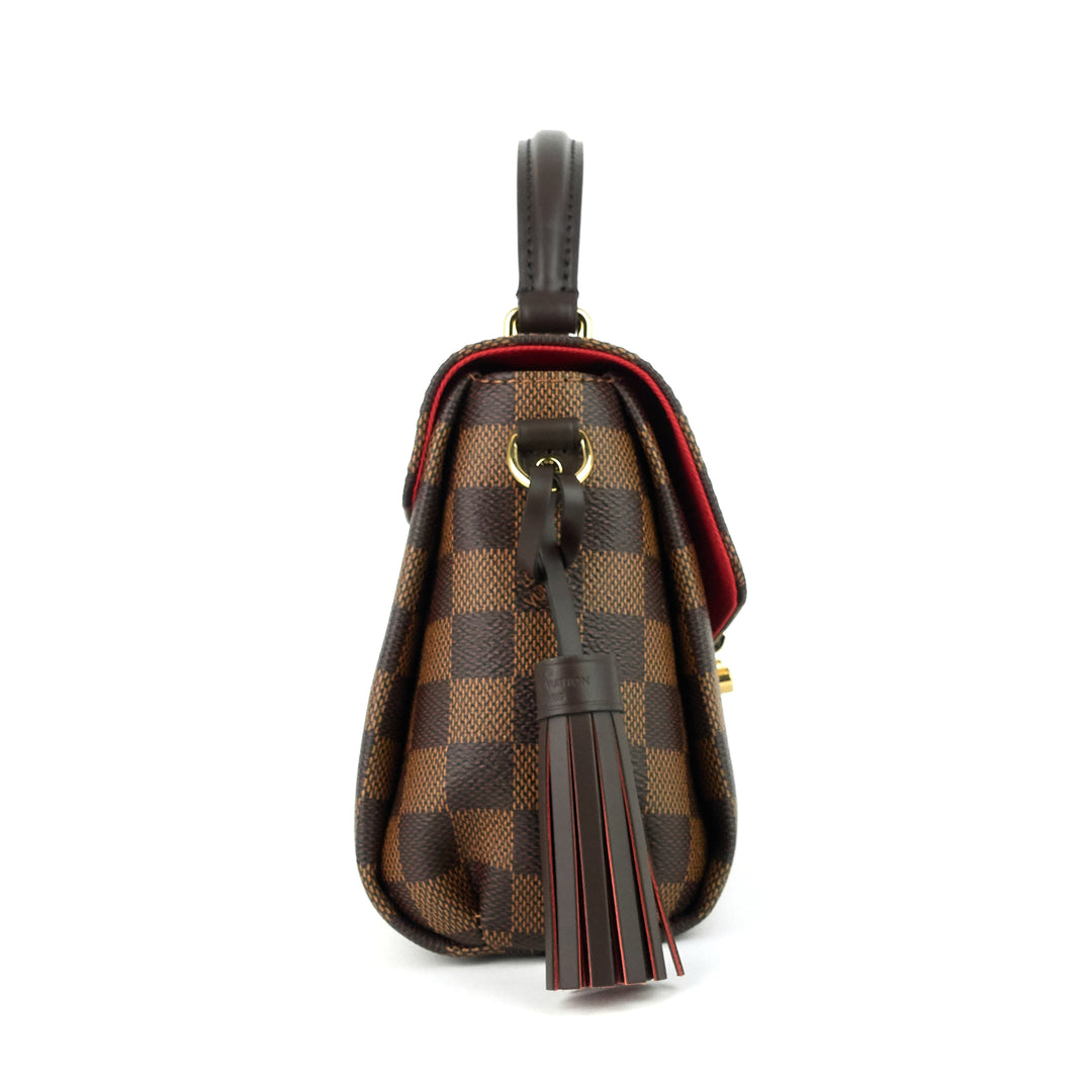 croisette damier ebene canvas bag
