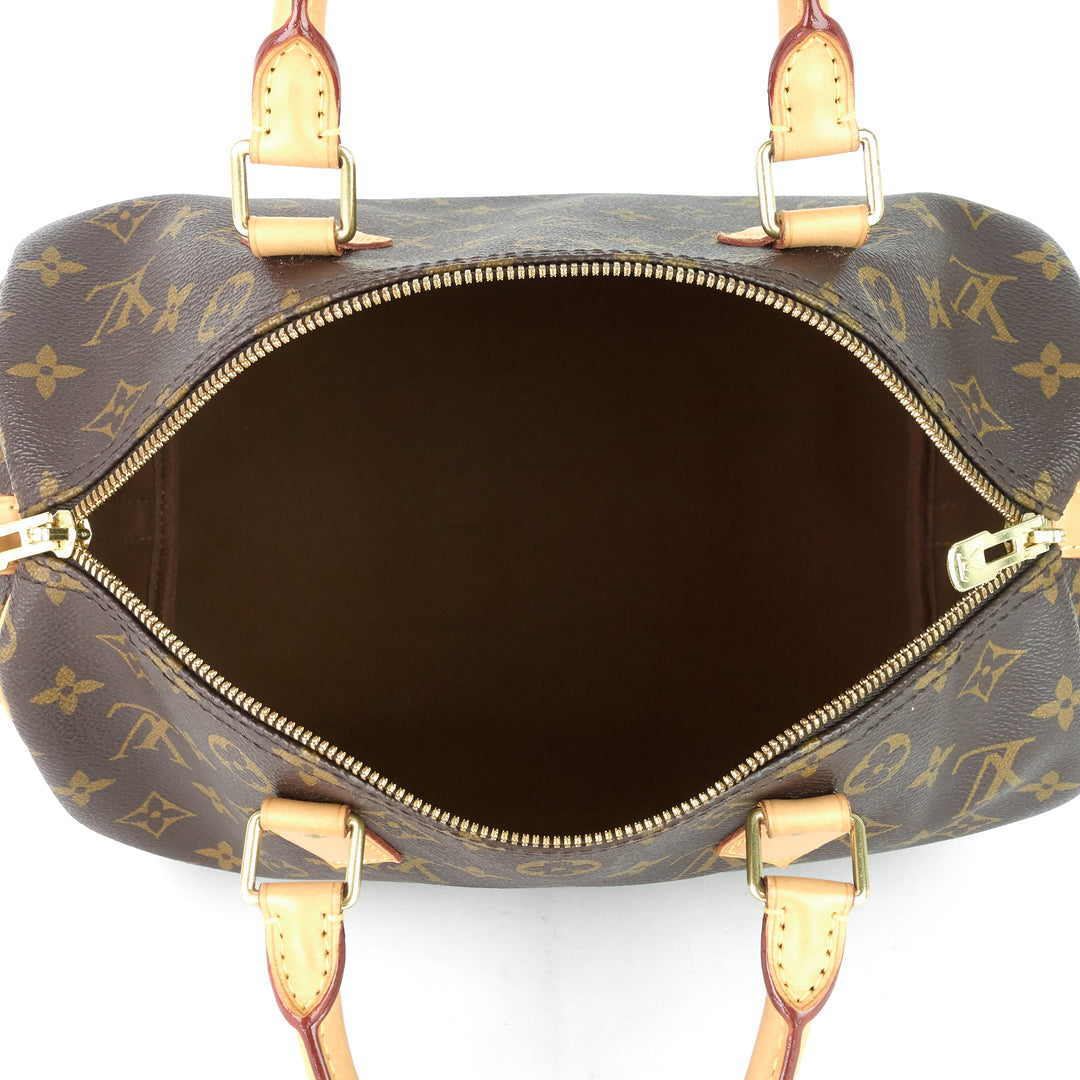 speedy 30 bandouliere monogram canvas bag