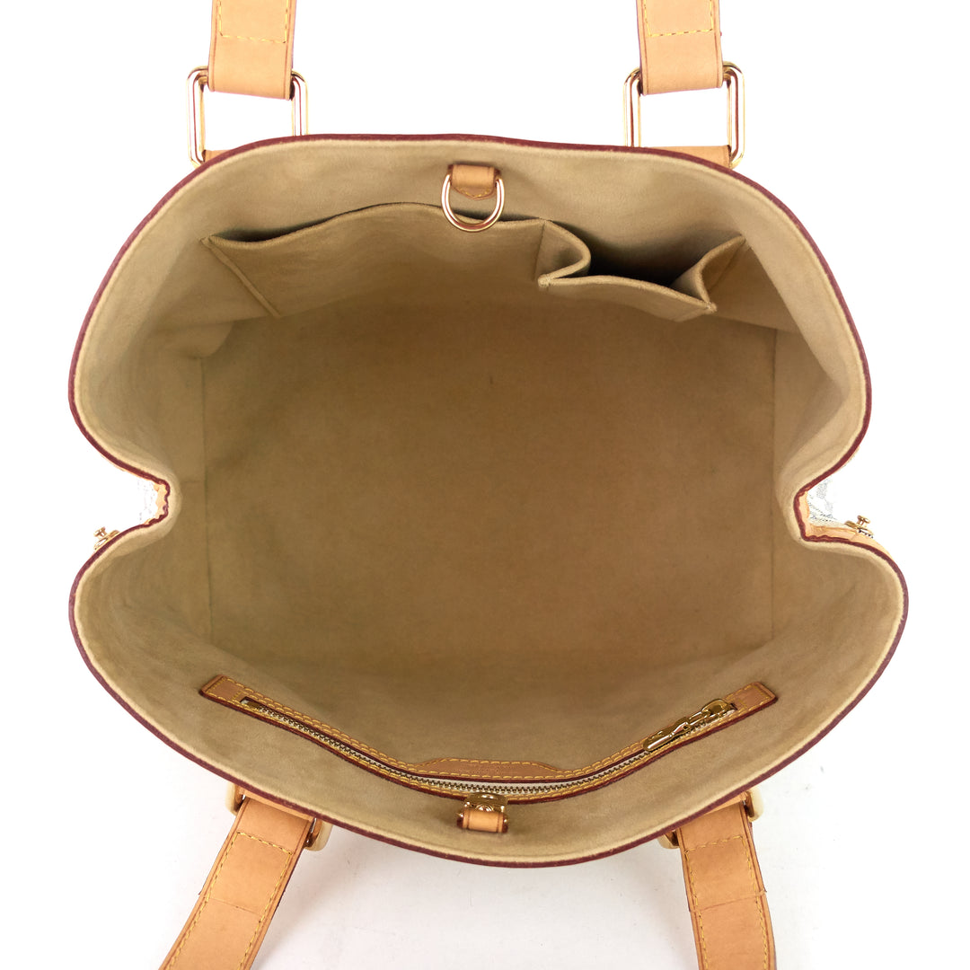 hampstead pm damier azur canvas tote bag