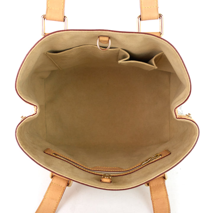 hampstead pm damier azur canvas tote bag