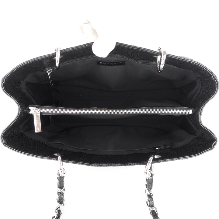 grand shopping tote gst caviar leather bag