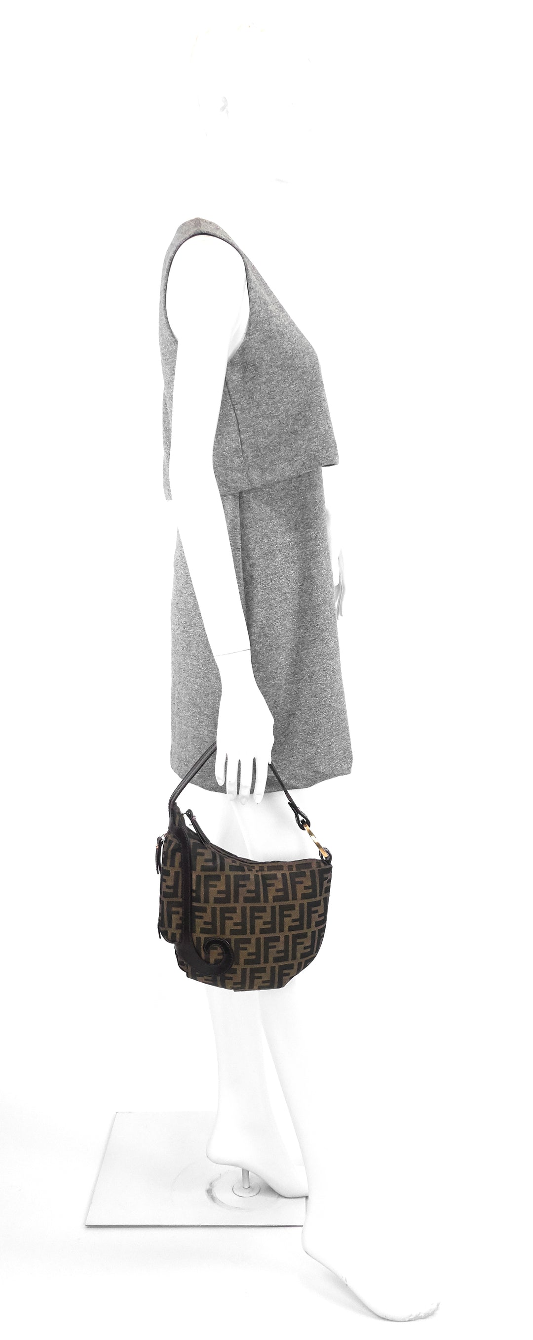 borsa biga media zucca canvas hobo bag