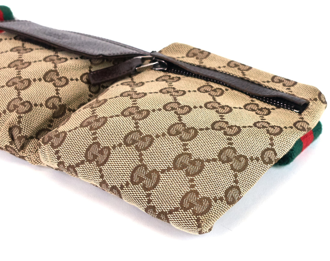 monogram canvas belt bag