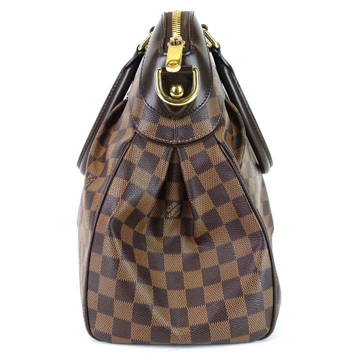 trevi gm damier ebene canvas bag