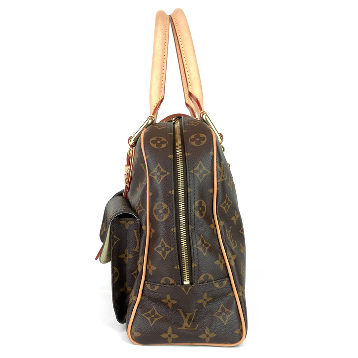 manhattan gm monogram canvas bag