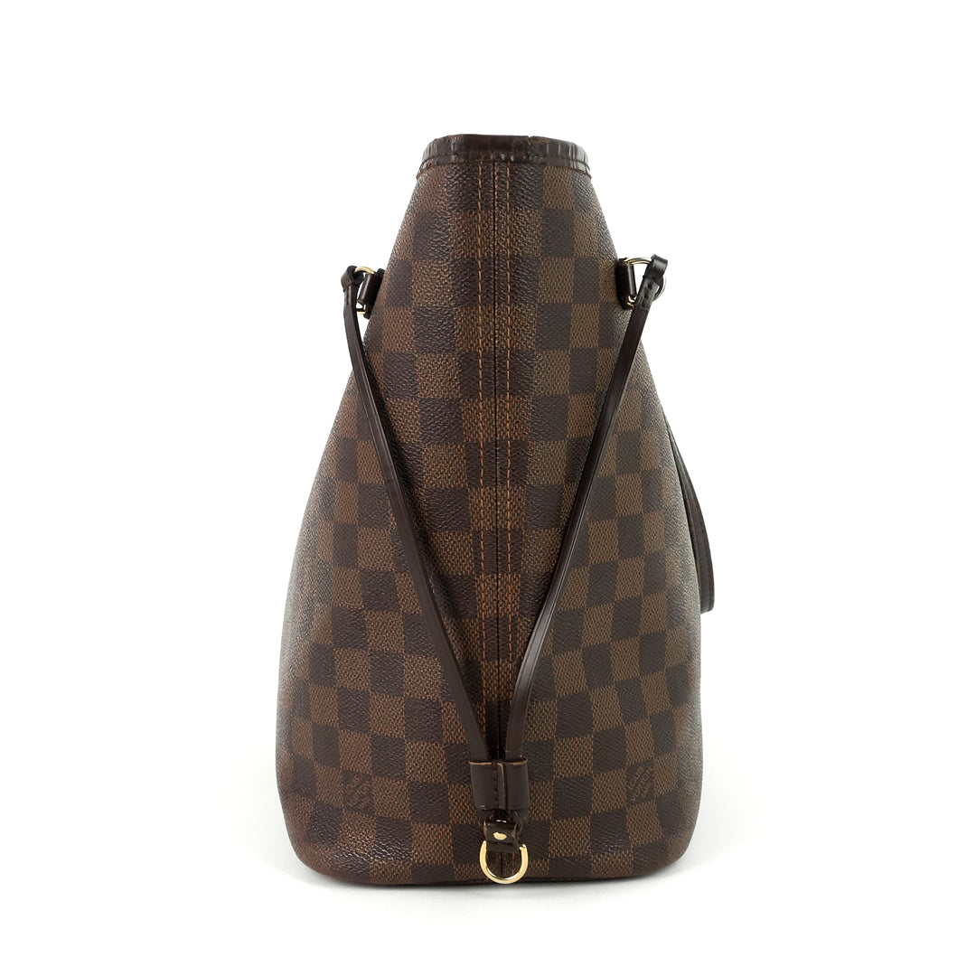 neverfull mm damier ebene canvas bag