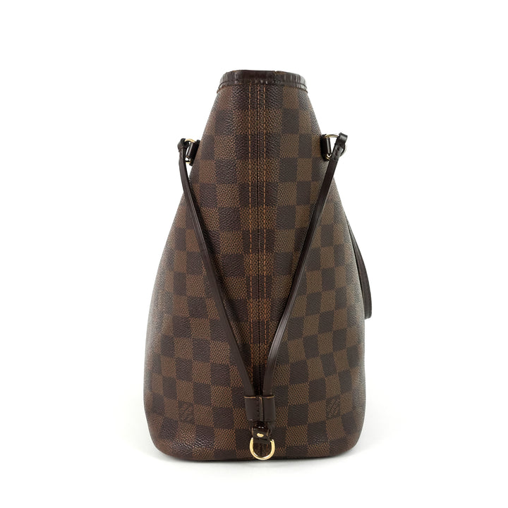 neverfull mm damier ebene canvas bag