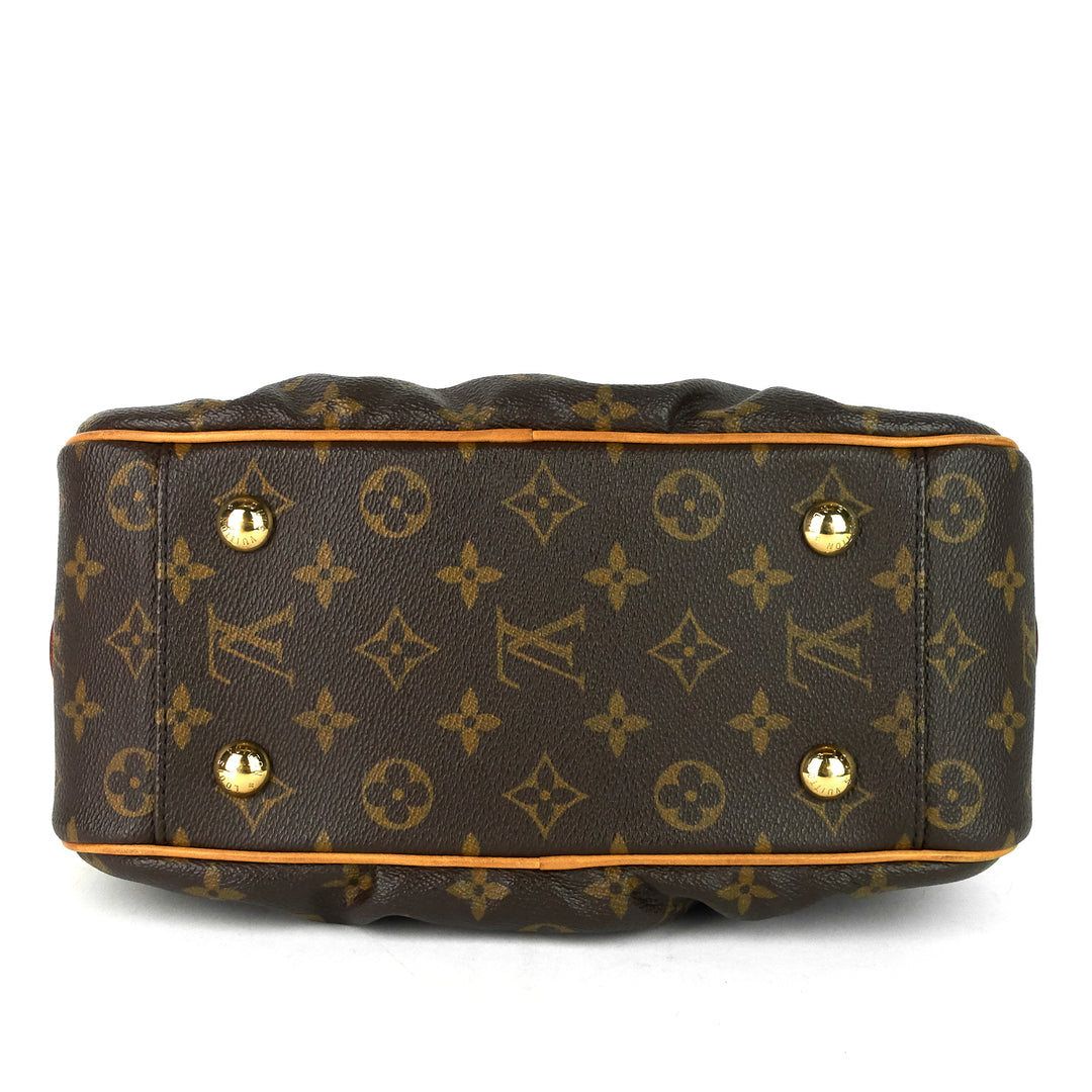 klara monogram canvas handbag