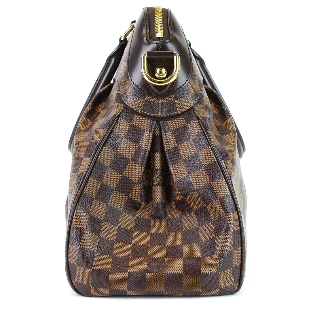 trevi gm damier ebene canvas bag