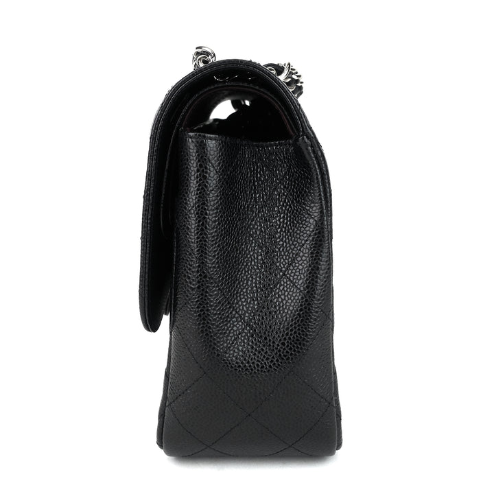 classic double flap caviar leather jumbo bag