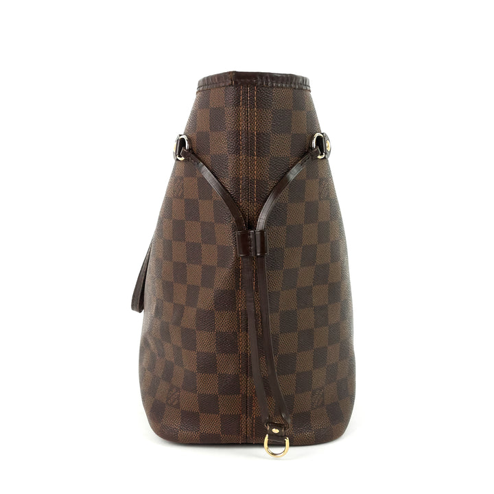 neverfull mm damier ebene canvas bag