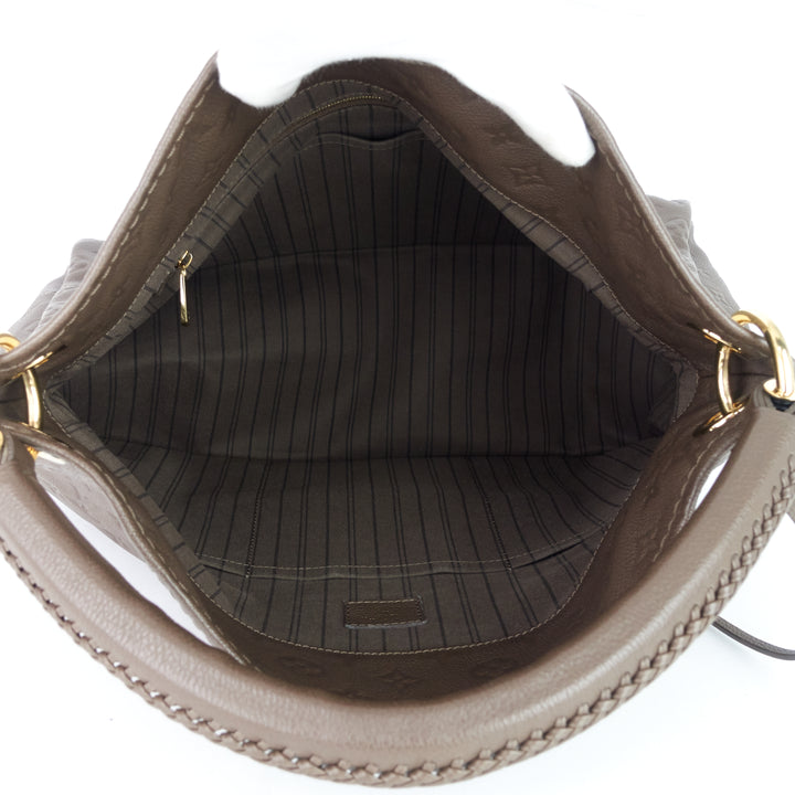 artsy mm monogram empreinte leather bag