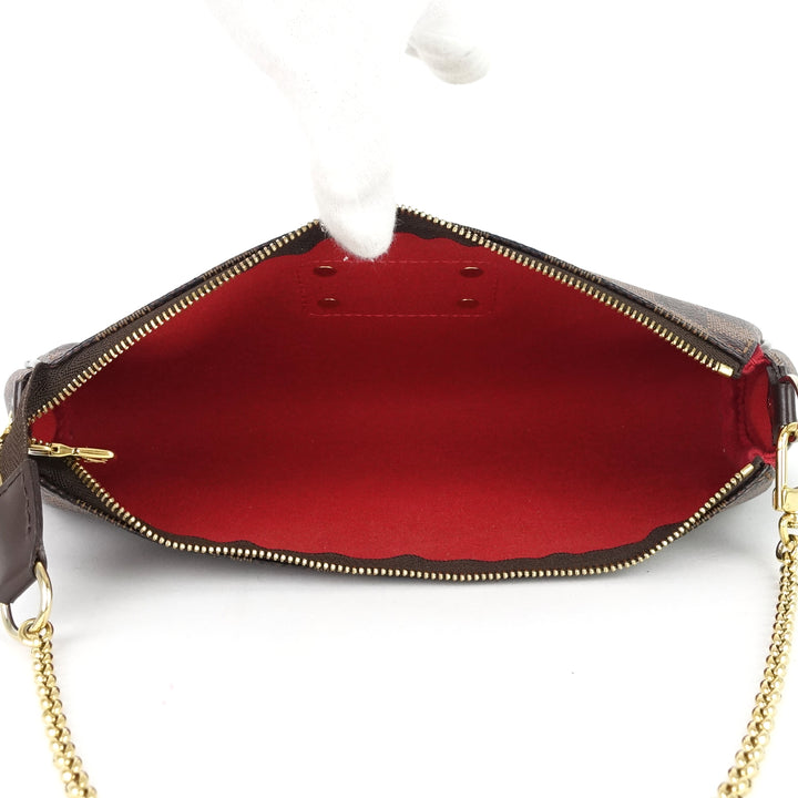 eva damier ebene canvas crossbody bag
