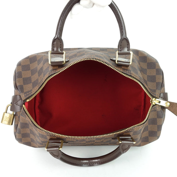 speedy 30 damier ebene canvas bag