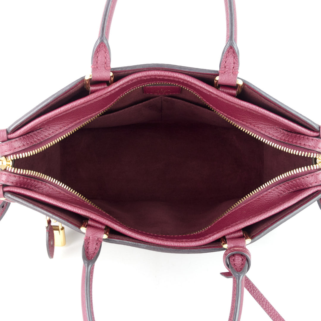 popincourt pm monogram canvas raisin tote bag