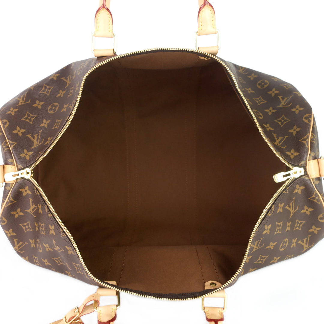 keepall 55 bandoulière monogram canvas bag