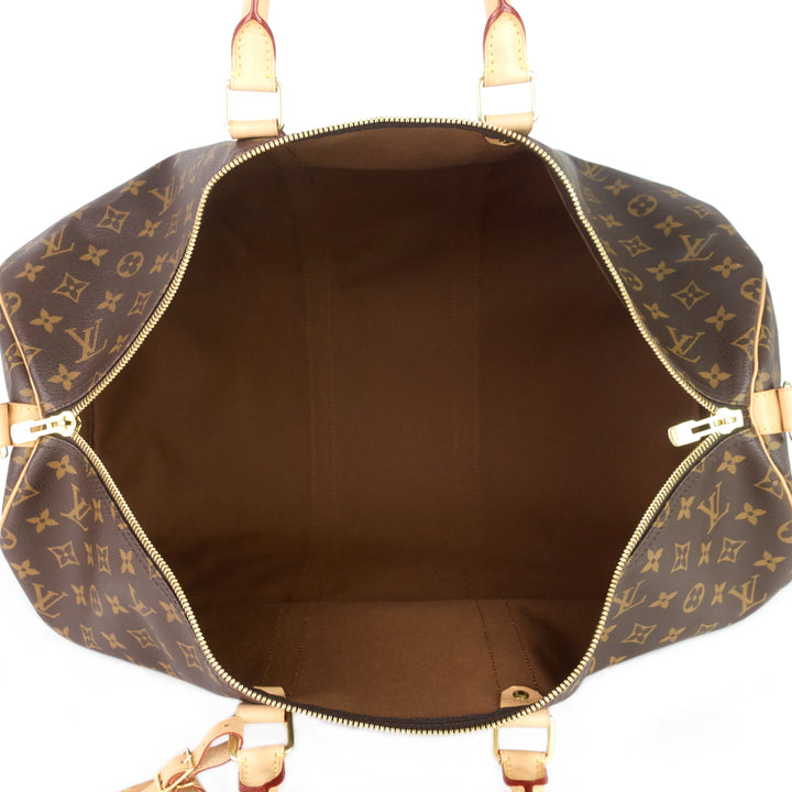 keepall 55 bandoulière monogram canvas bag