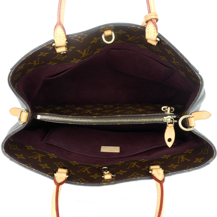 montaigne gm monogram canvas tote bag