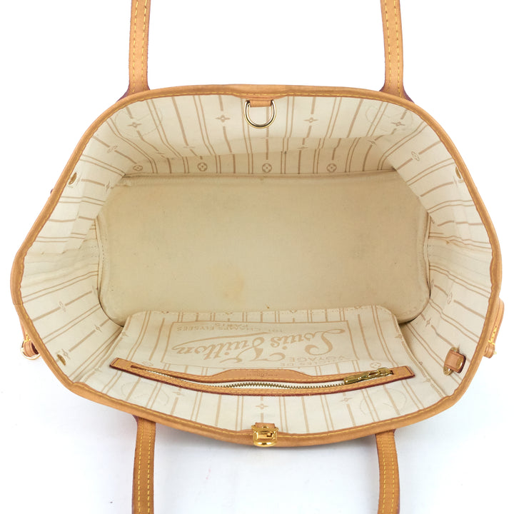 neverfull pm damier azur canvas bag