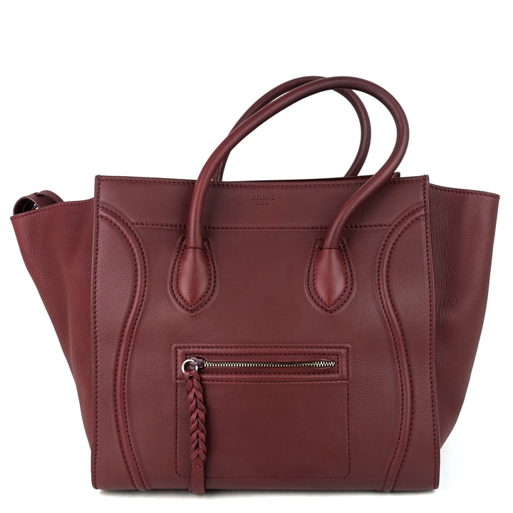 phantom medium grainy calf leather bag