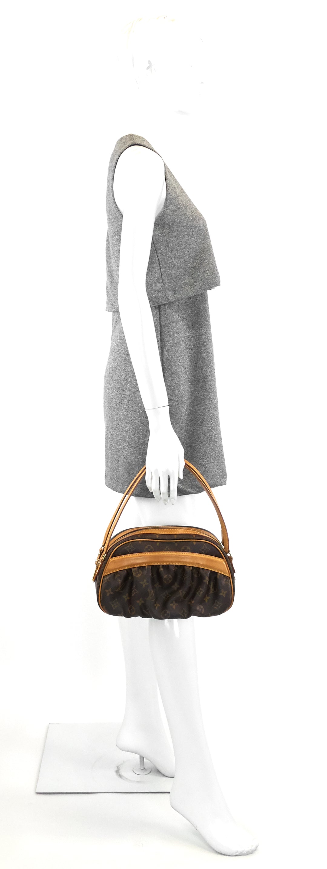 klara monogram canvas handbag