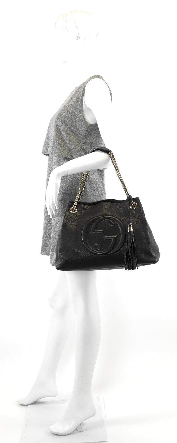 soho chain medium calf leather bag