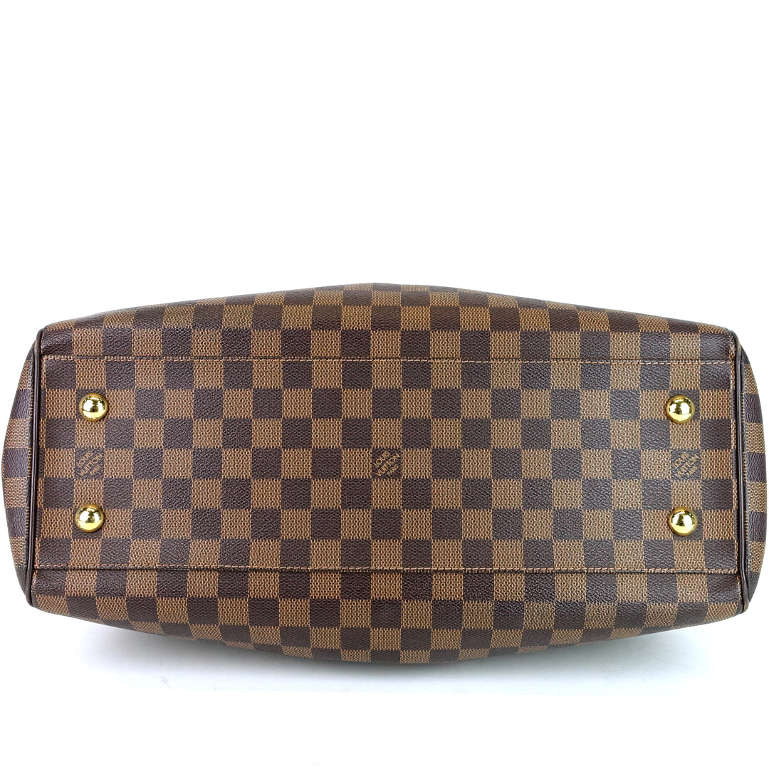 trevi gm damier ebene canvas bag
