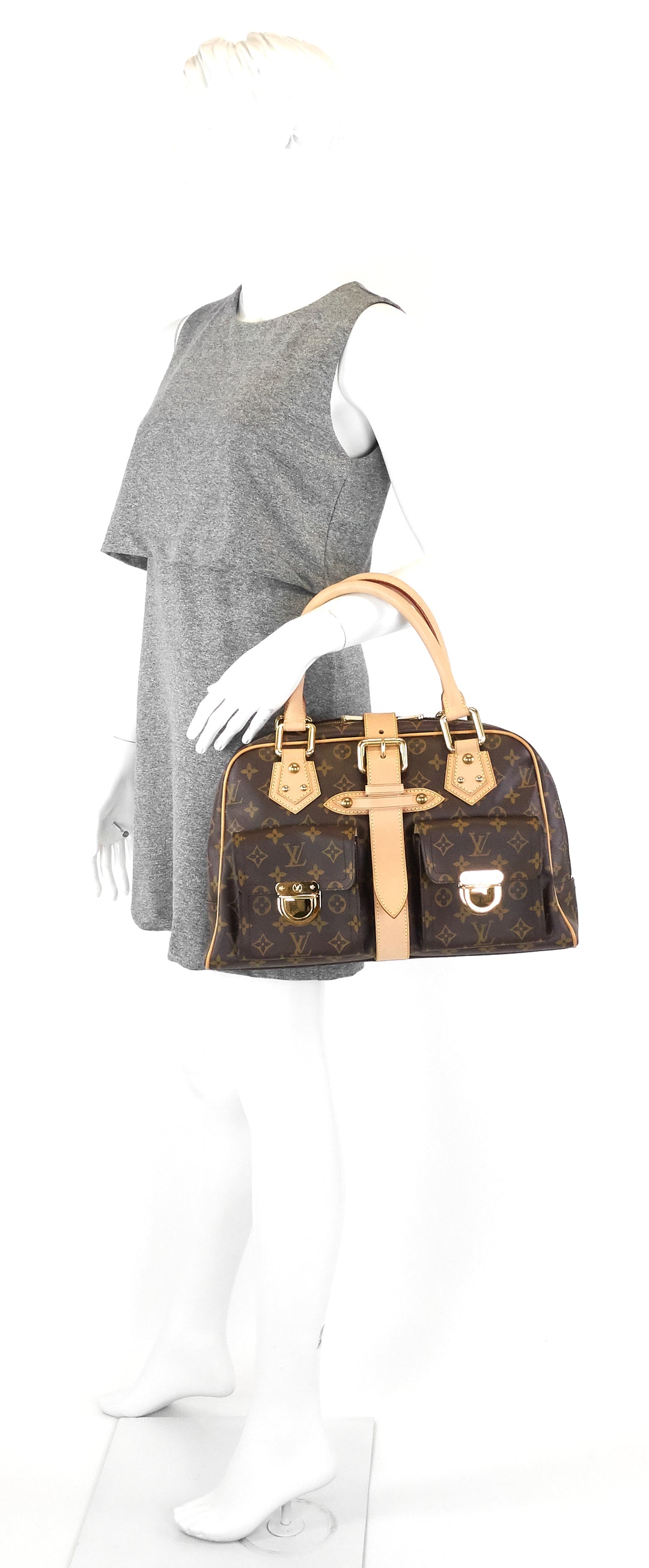 manhattan gm monogram canvas bag